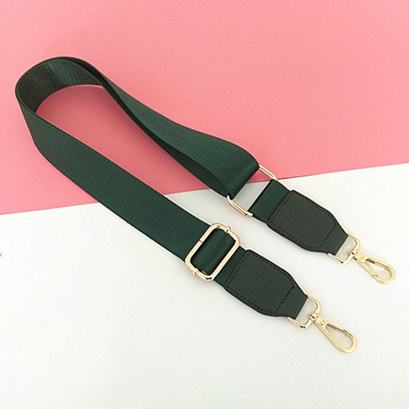 Szerokość torby 3.8 cm szerokość torby damskiej pasek na ramię torba torba dla dzieci akcesoria do paska na ramię pasek na ramię: green / 3.8cm-metal black