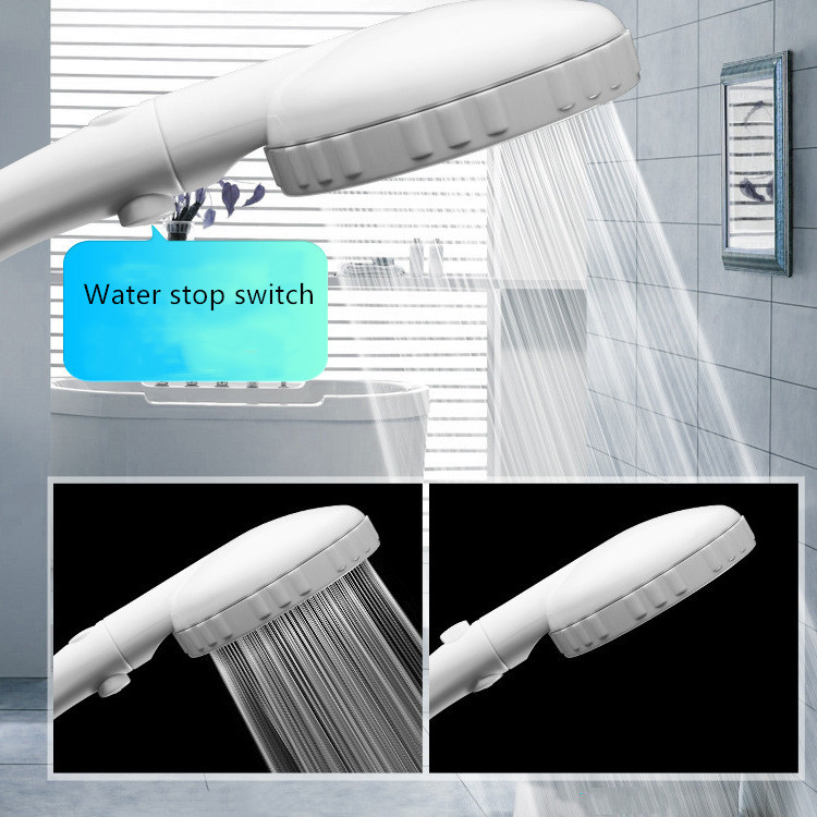 Hand-held shower top spray dual-use Japanese-style switch nozzle Large water booster shower head