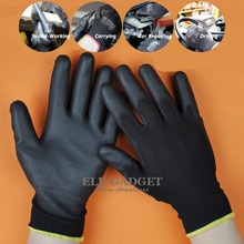 1 paar PU Gecoat Werken Veiligheid Handschoenen Nylon Gebreide Handschoenen Voor Driver Werknemer Bouwers Tuinieren Beschermende Handschoenen