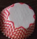 400 Yellow & Gray Chevron Cupcake Liners, Wedding Polka Dot Cupcake Liners, ColorBlock GREASE RESISTANT Liners: red