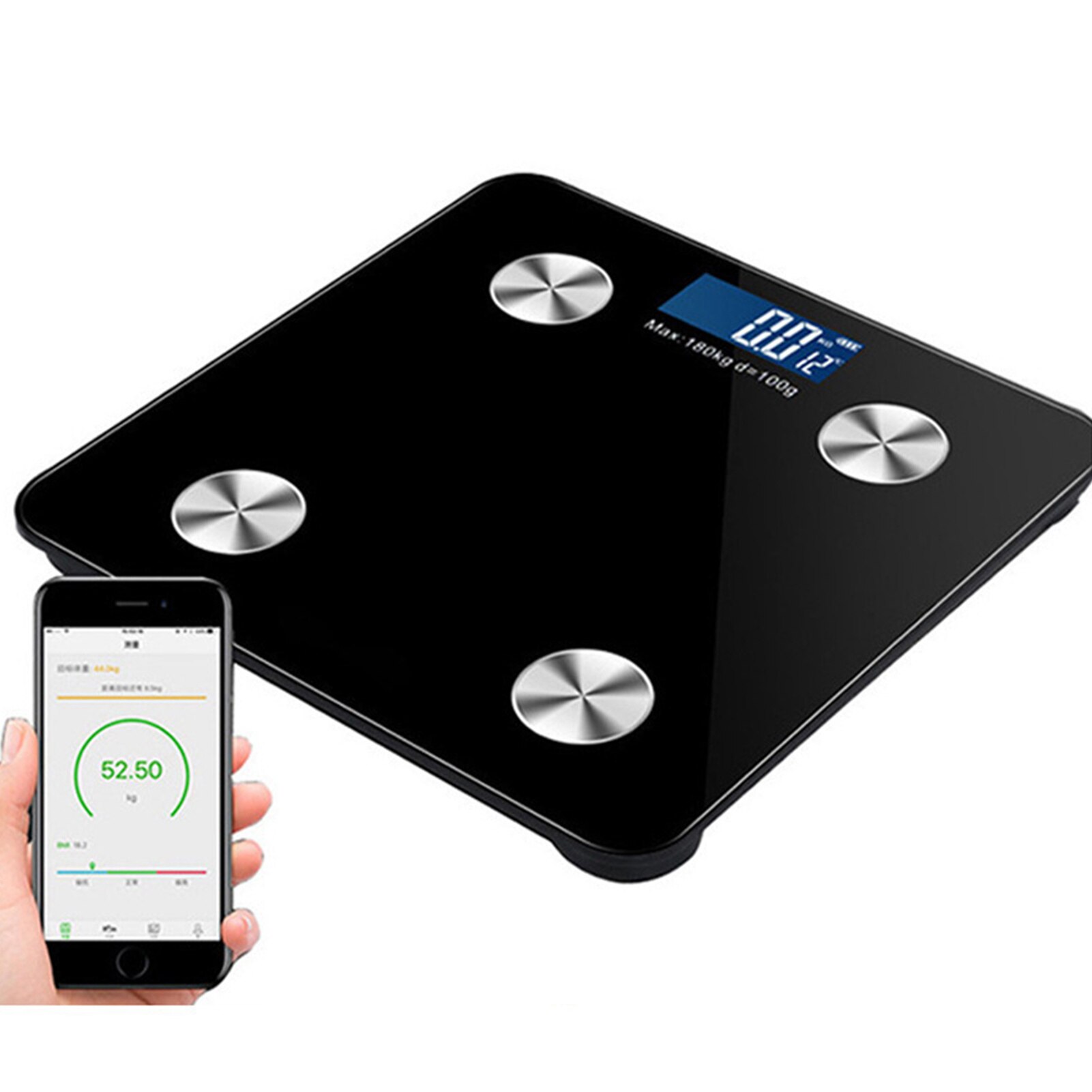 Bathroom Weighing Digital Scales Bluetooth Electronic Scale Home Electronic Precision Body Fat Weighing Scale