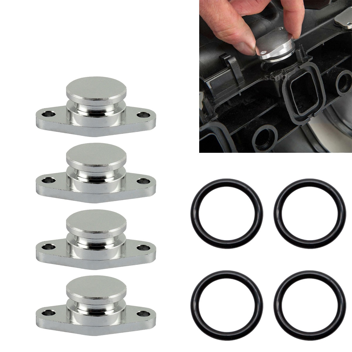 4pcs 22MM For Car Diesel Swirl Flap Blanks Replacement 320d 330d 520d 525d