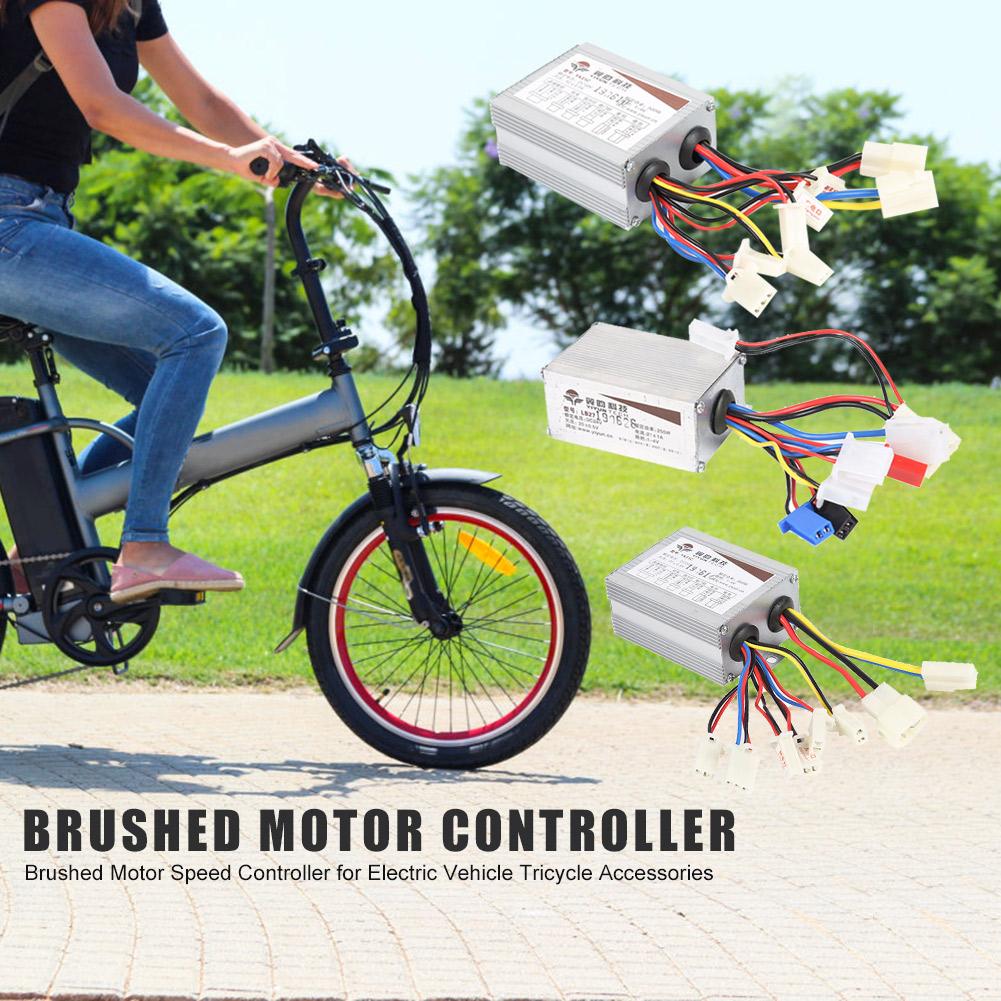 DC 24V Outdoor Electric Vehicle Accessories Brushed Motor Controller Box Reliability for Electric Vehicle Tricycle Parts