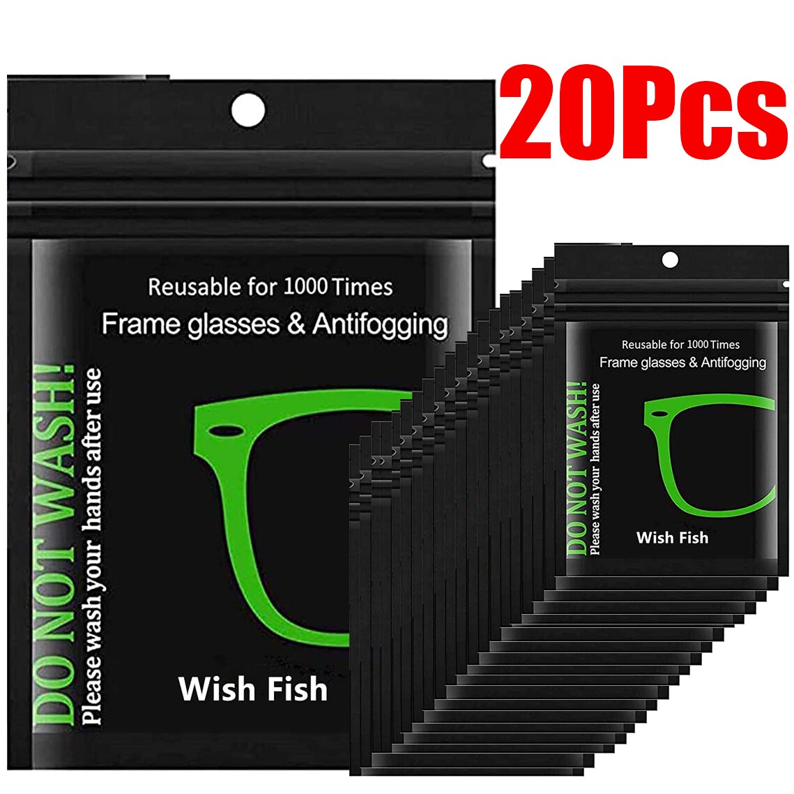 1-20 pz riutilizzabile anti-appannamento salviette per occhiali scamosciato pre-umido antiappannamento panno per lenti Defogger occhiali pulisci occhiali salviette