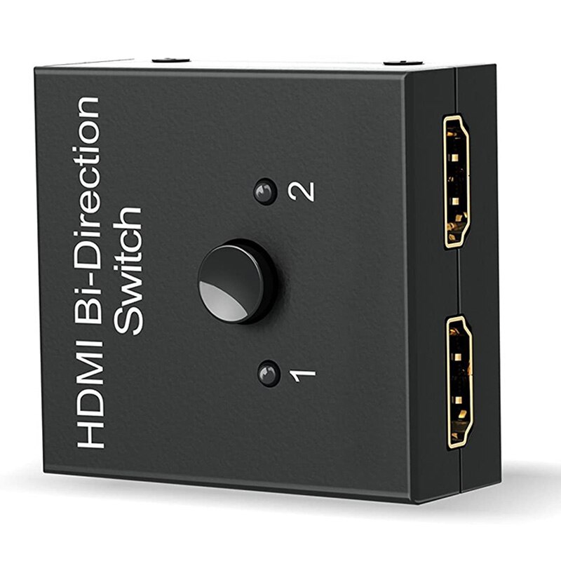 Hdmi Splitter, Hdmi Switch Bidirectionele 2 Input Naar 1 Uitgang Of 1 In 2 Out, 1080P Pthrough Hdmi Switcher: Default Title