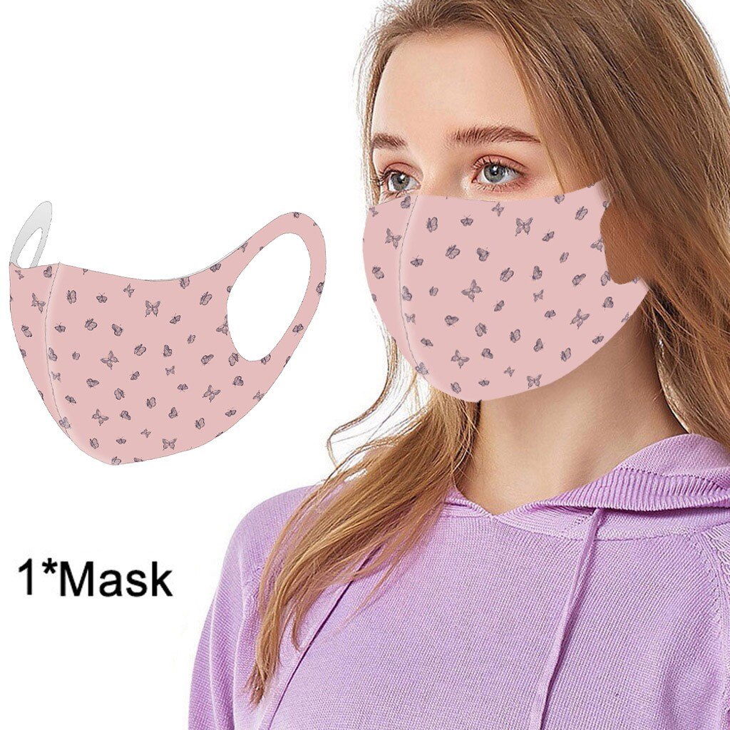 In Voorraad Reizen Accessoires Mond Unisex Katoen Gezicht Print Voor Fietsen Outdoor Wasbare Herbruikbare Tapabocas Gezicht Gezondheidszorg #301: Donkerblauw