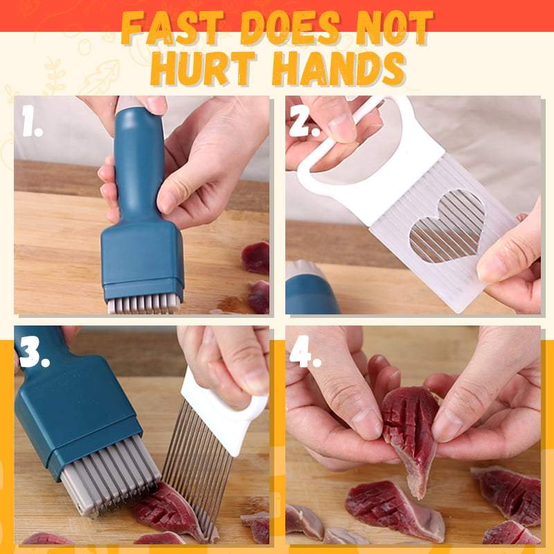 Squid Flower Knife Squid Cutting Knife Pig Skin Chicken Gizzard Knife With Adjustable Depth Cut Kidney Flower Magic Knife 1 Set