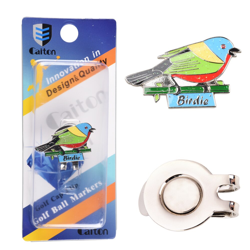 1Pcs Golf Ball Mark+Golf Hat Clip Magnetic Alloy marker golf accessories Golf Cap Clips Golf Training Aids: 5