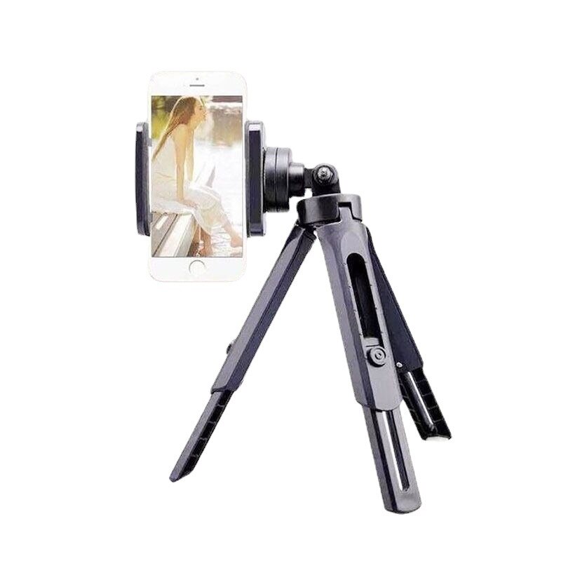Mini Tripod For Shooting Small Video Fixed Position With Clip Telescopic Tripod Cellphone Tripod