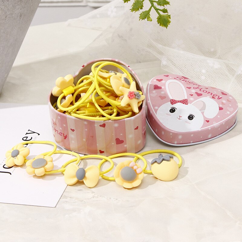 20 pz/lotto ragazze accessori per capelli confezione regalo fasce per capelli elastici fiore Clip di capelli archi nuova fascia per capelli fascia per capelli carino per bambini