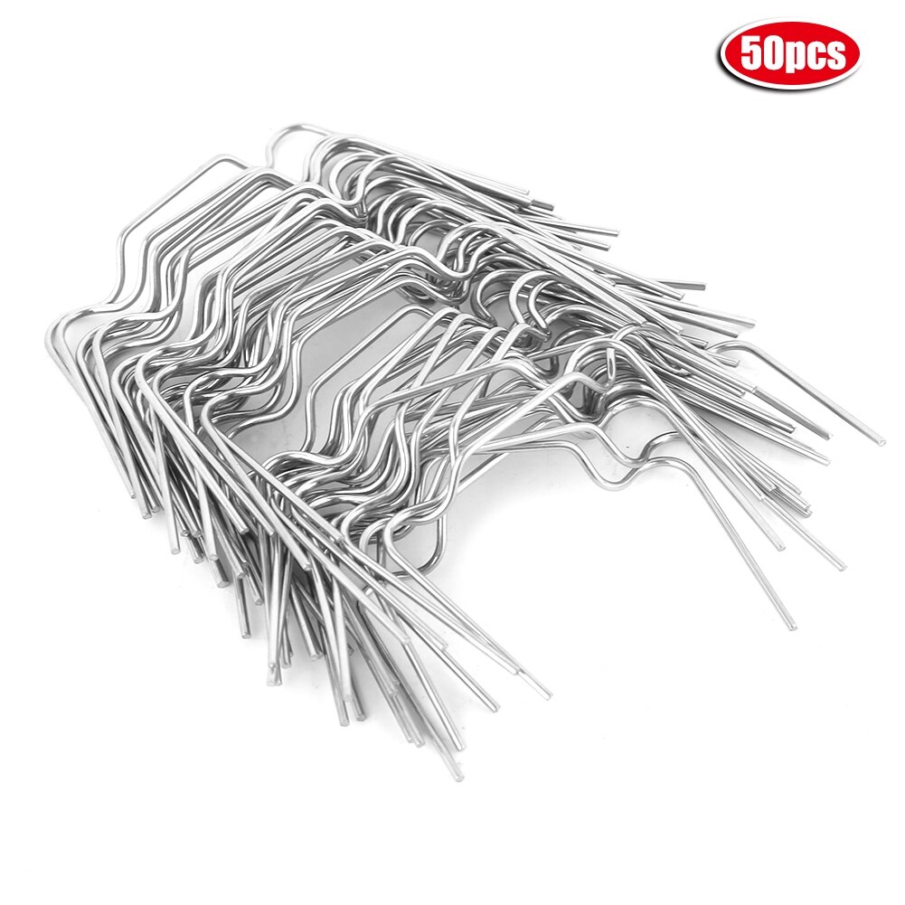 50pcs Greenhouse Glazing Clips Greenhouse Buckle Thick Greenhouse Glazing Clips Tool "W" Spring Buckle Greenhouse Equipment