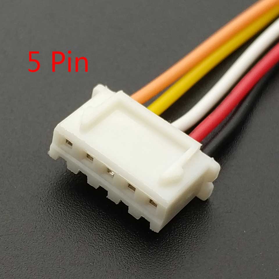 10 PCS XH 2.54 JST Connector Plug Wire Cable 20cm Long 26AWG 2/3/4/5/6/7/8/9/10/11/12P + XH 2.54 Connector plug Male connector: XH 2.54 5P