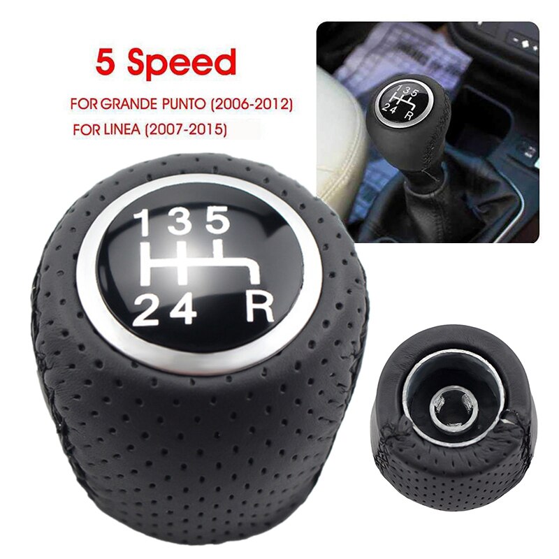 Pommeau de levier de vitesse de voiture pour Fiat Grande PUNTO EVO FIAT PUNTO
