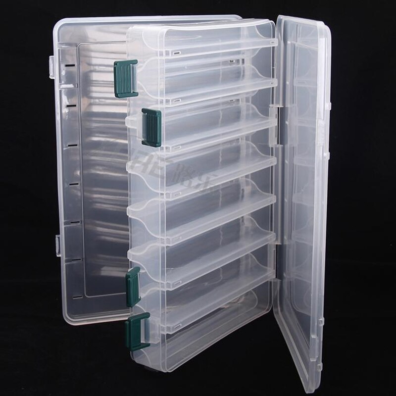 Boîte De Rangement Étanche Acrylique Pour Pêche à La Mouche - Organisateur Mouches Et Matériel