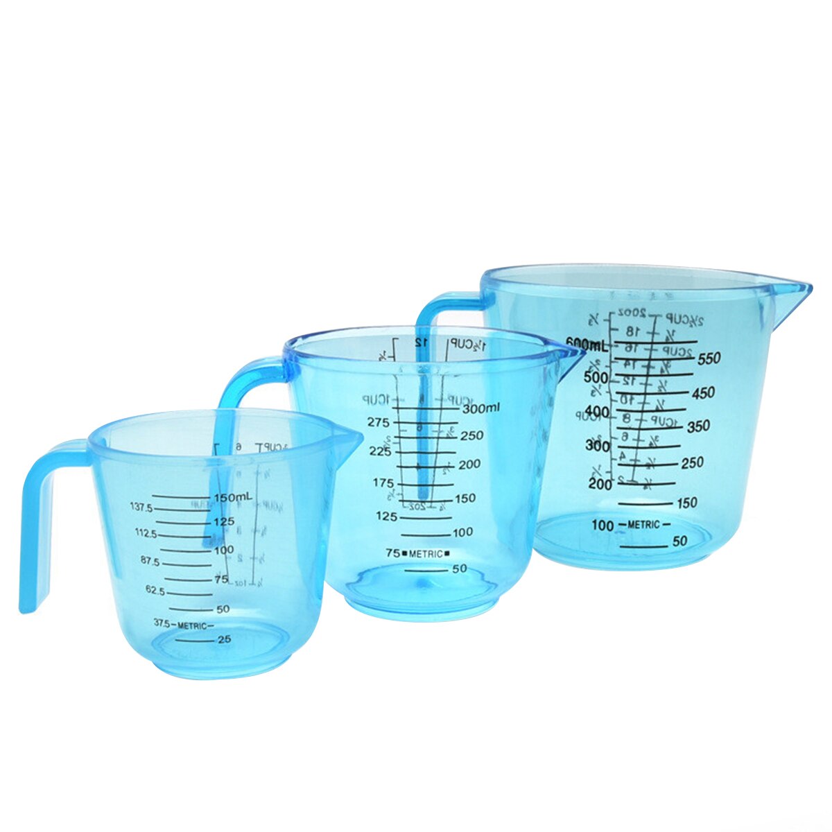 Transparente Kunststoff Messbecher Waage Küche Tasse Messung Werkzeug