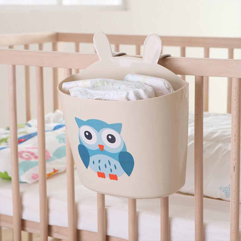 Plastic Bed Hanger Opbergtas Veilig PP Box voor Speelgoed Luier Organisator Tas PP Waterdicht Bad Speelgoed Organizer Bag Baby beddengoed