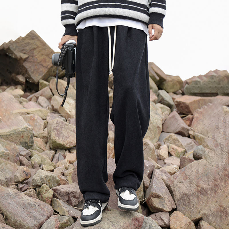 Pantalones de pana holgados y ajustados para – Grandado