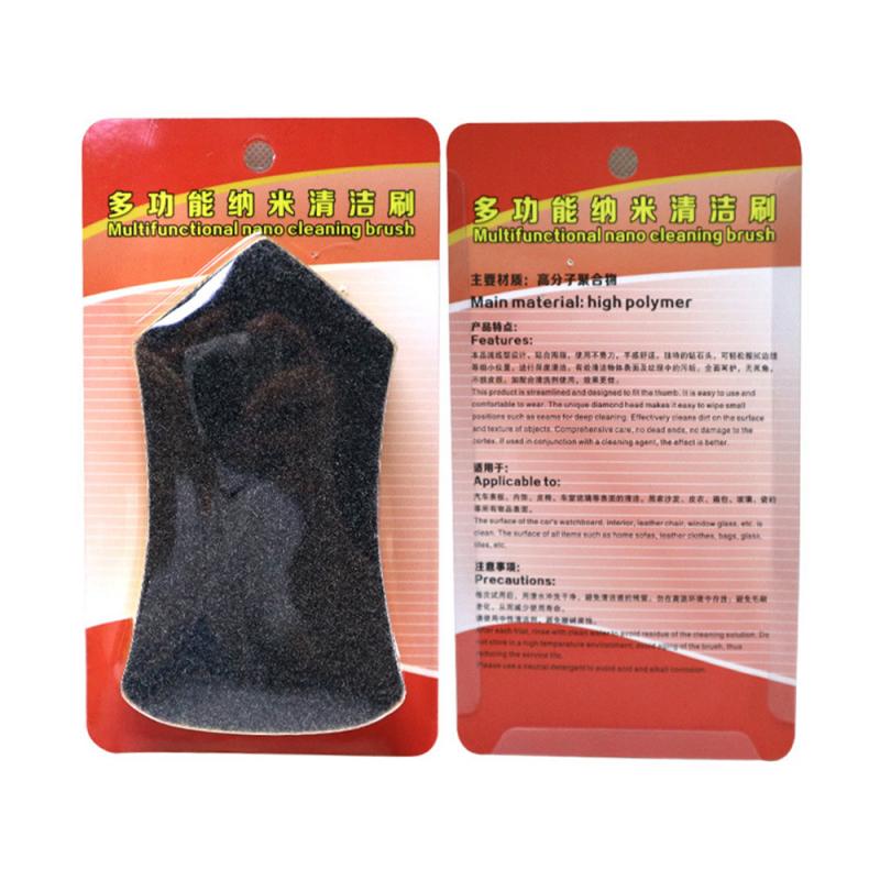 1pcs Multi-function Nano Cleaning Brush Car Felt Washing Tool For Car Leather Seat Auto Care Detailing Interior Cleaning Brush