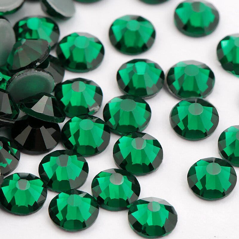Beadsland Hotfix strasssteentjes, 2880 stuks, met platte achterkant, kristallen steentjes om te knutselen, voor het zelf decoreren van kleding, paars fluweel, SS10, 2,7-2,9 mm