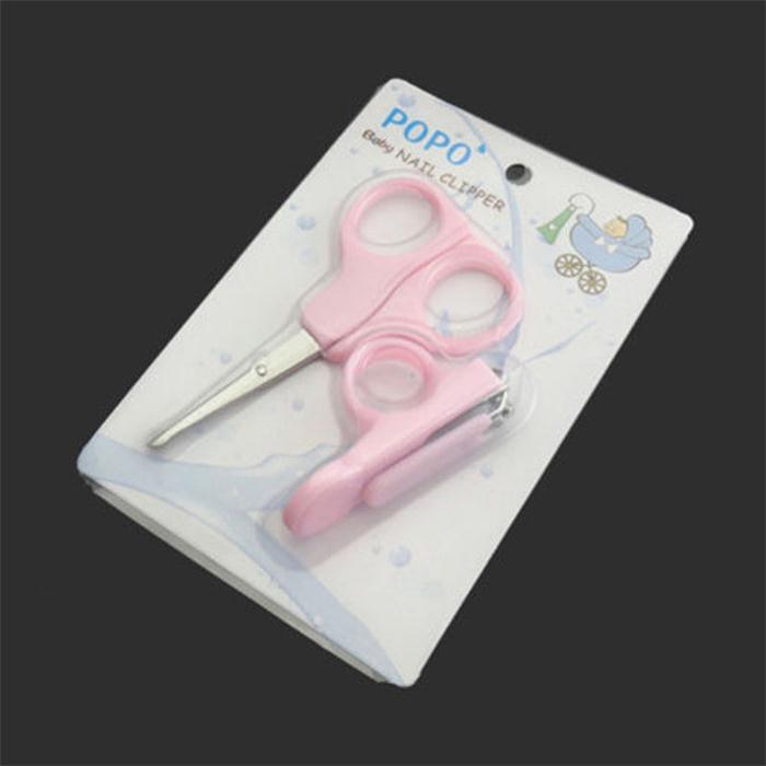 Mooie mini baby nagelverzorging praktische tondeuse trimmers handige dagelijkse baby nagelverzorging sets blauw roze kleur