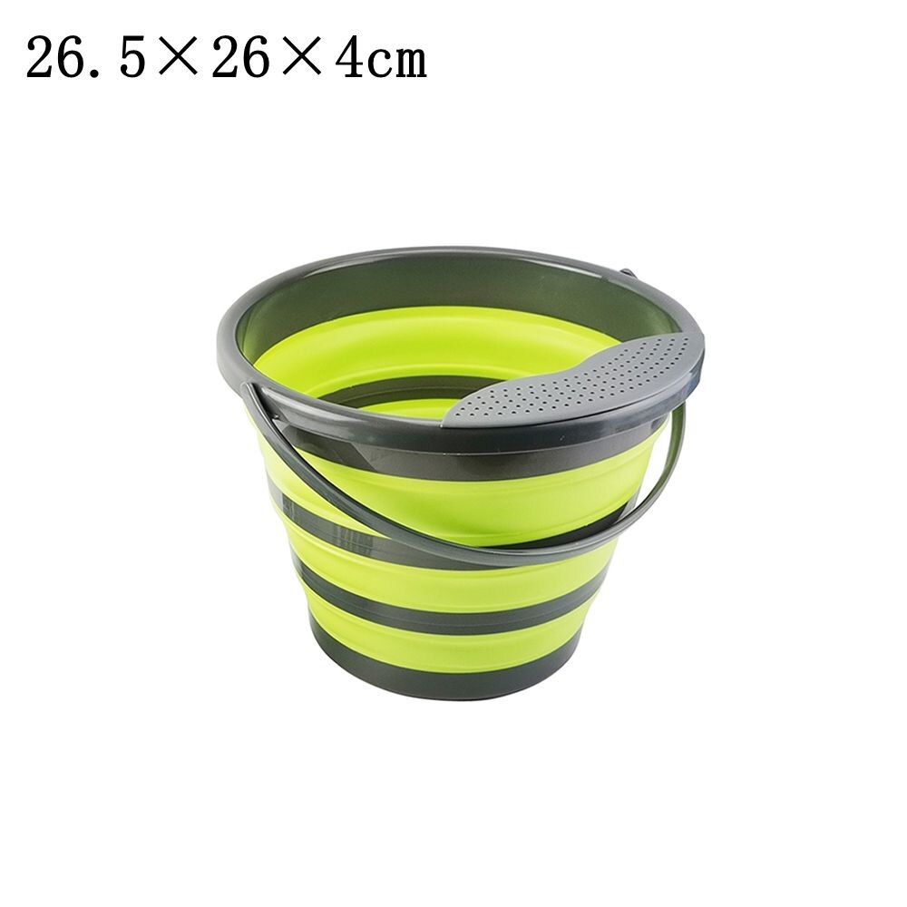 Collapsible Bucket Portable Folding Bucket Water Bucket Container with Sturdy Handle for Backpacking Camping Outdoor