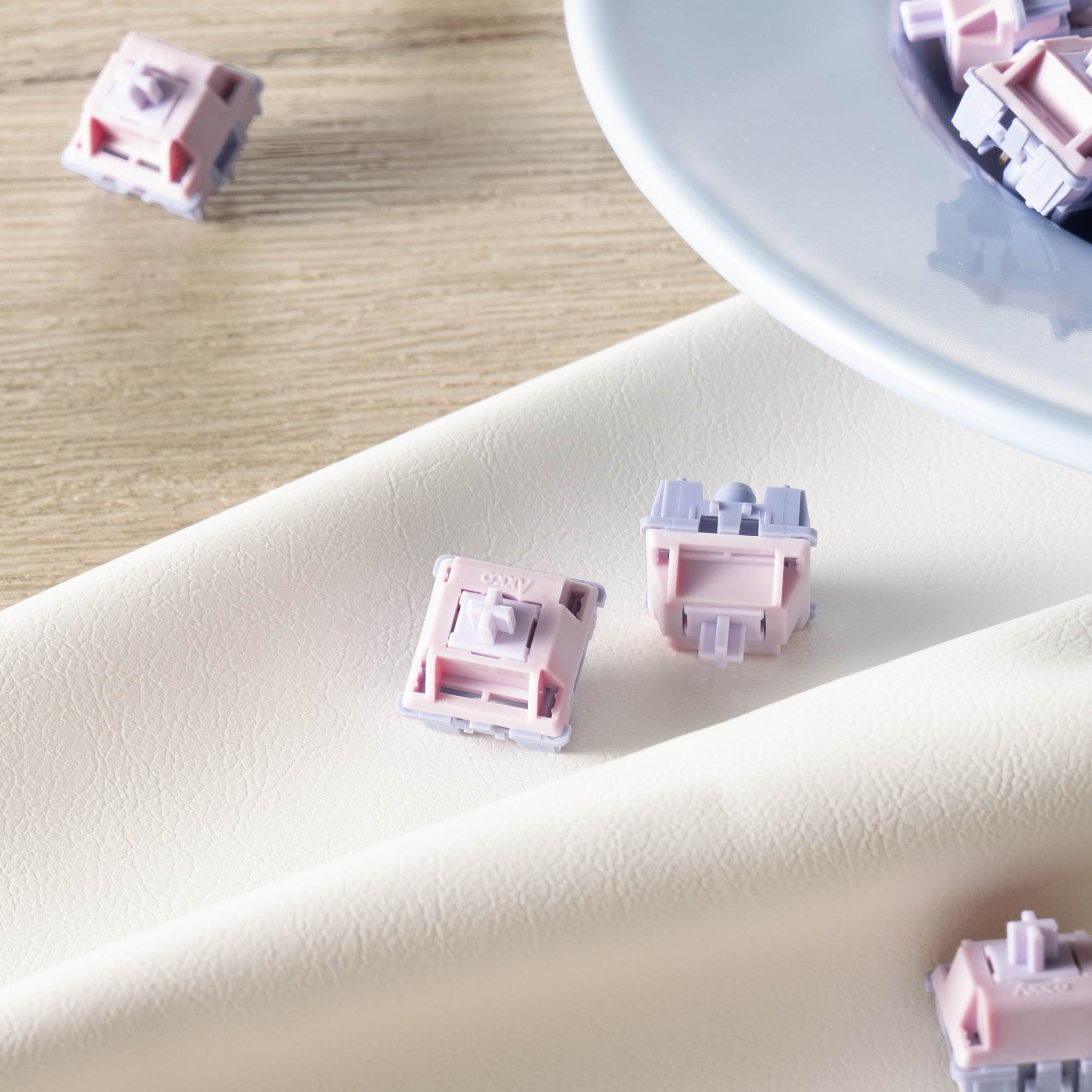 Akko Fairy Switch 5 Pin 50gf Linear Silent Switches For MX Mechanical Keyboard Suitable for Office Typing(45pcs)