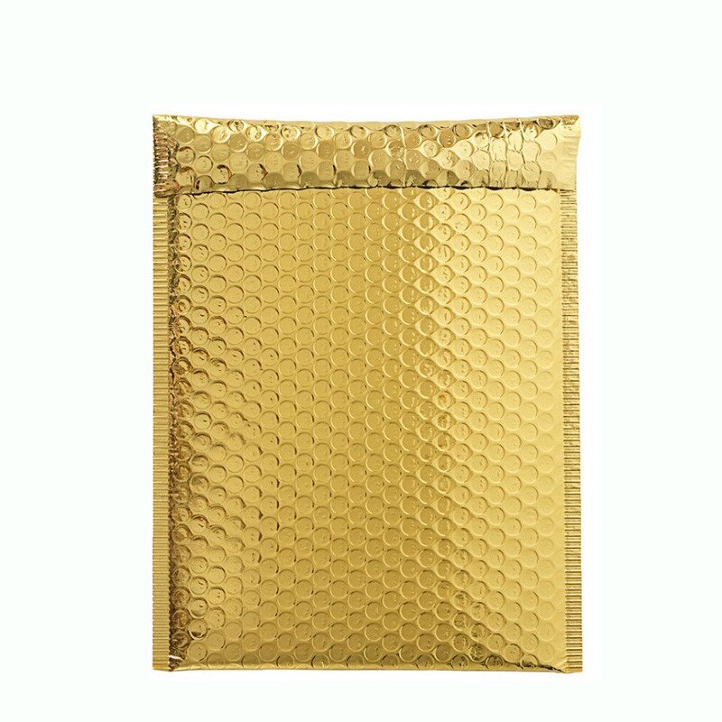 10pc 18*23cm Packaging Bubble Mailers gold paper Padded Envelopes Bag Bubble Mailing Envelope Bag Wrapping Storage