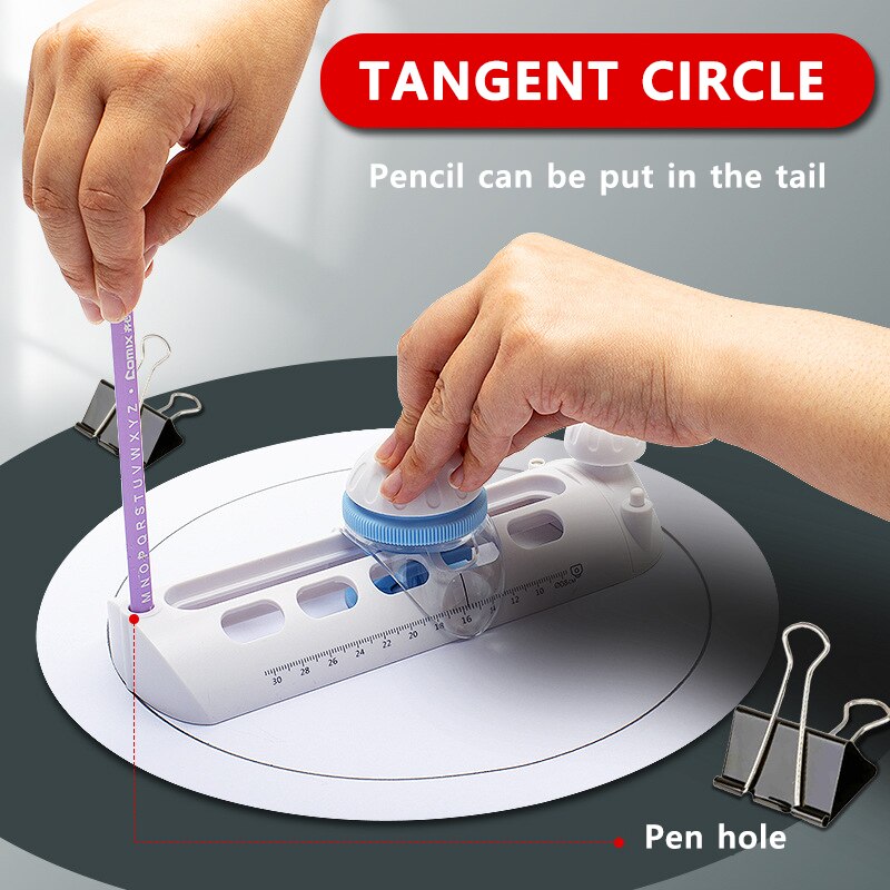 Paper Knife Manual Round Cutter 8-30cm Round Paper Cutter Round Cutter Round Opener Round Cutter Cutting Multi-function Round