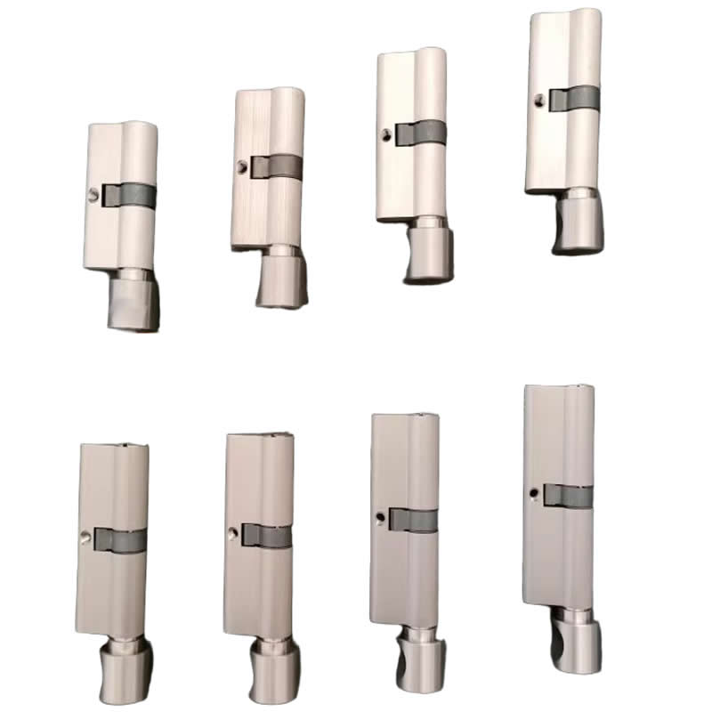 Round handle knob Lock Cylinder height 32mm Length 60-110mm with 5 keys Copper material rust-proof Suitable for wooden doors