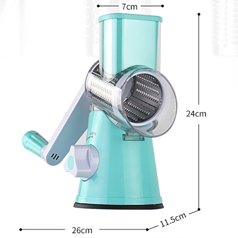 Multi ręczna krajalnica urządzenie robić krojenia warzyw i owoców okrągłe mandolina śmigłowce tarka robić sera marchew ziemniaków Julienne ostrza narzędzia kuchenne