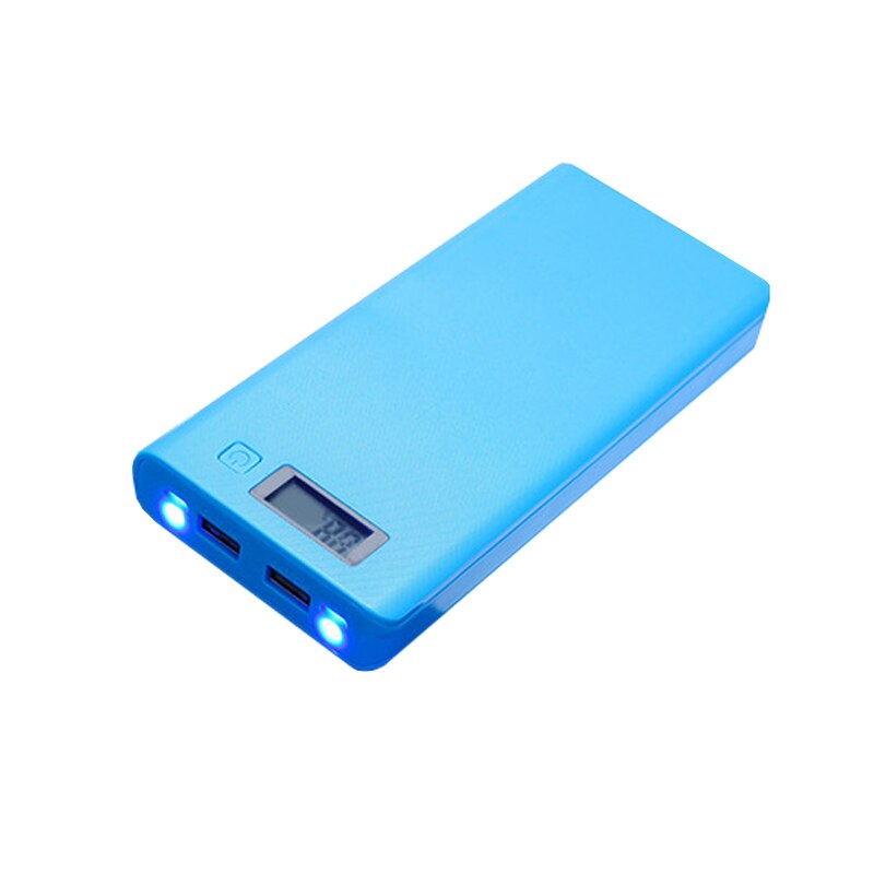 8*18650 Battery Holder Dual USB Power Bank Battery Box Mobile Phone Charger DIY Shell Case Charging Storage Case For Xiaomi