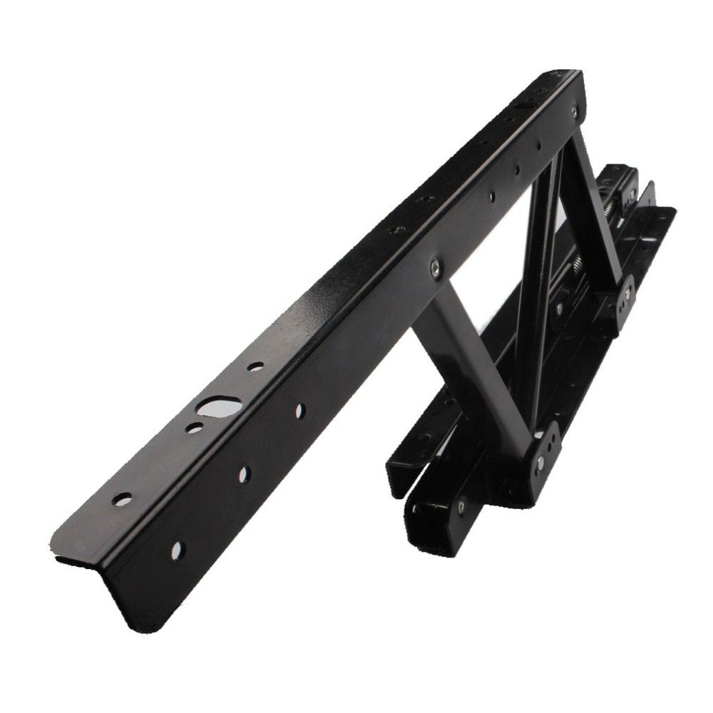 1 par lift up top sofabord løftestativ mekanisme hængsel hardware beslag med fjeder foldende stående skrivebordsramme