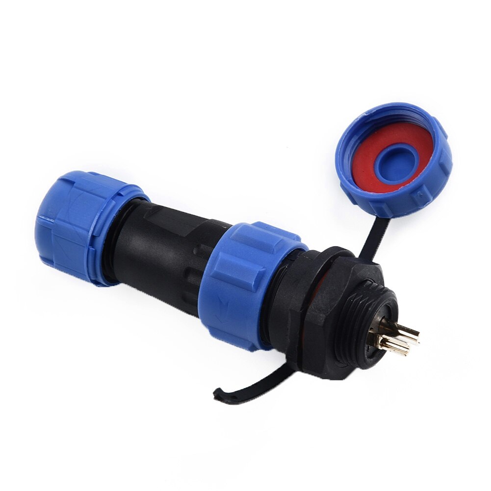 Replacement 2-pins Waterproof Connector Aviation 13A Solder LED Plugs Sockets