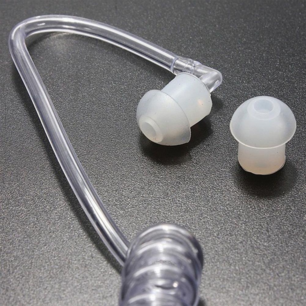 2 Pin Akoestische Buis Talkie Walkie Mic Oortelefoon Headset Voor Kenwood TK-3118/2118