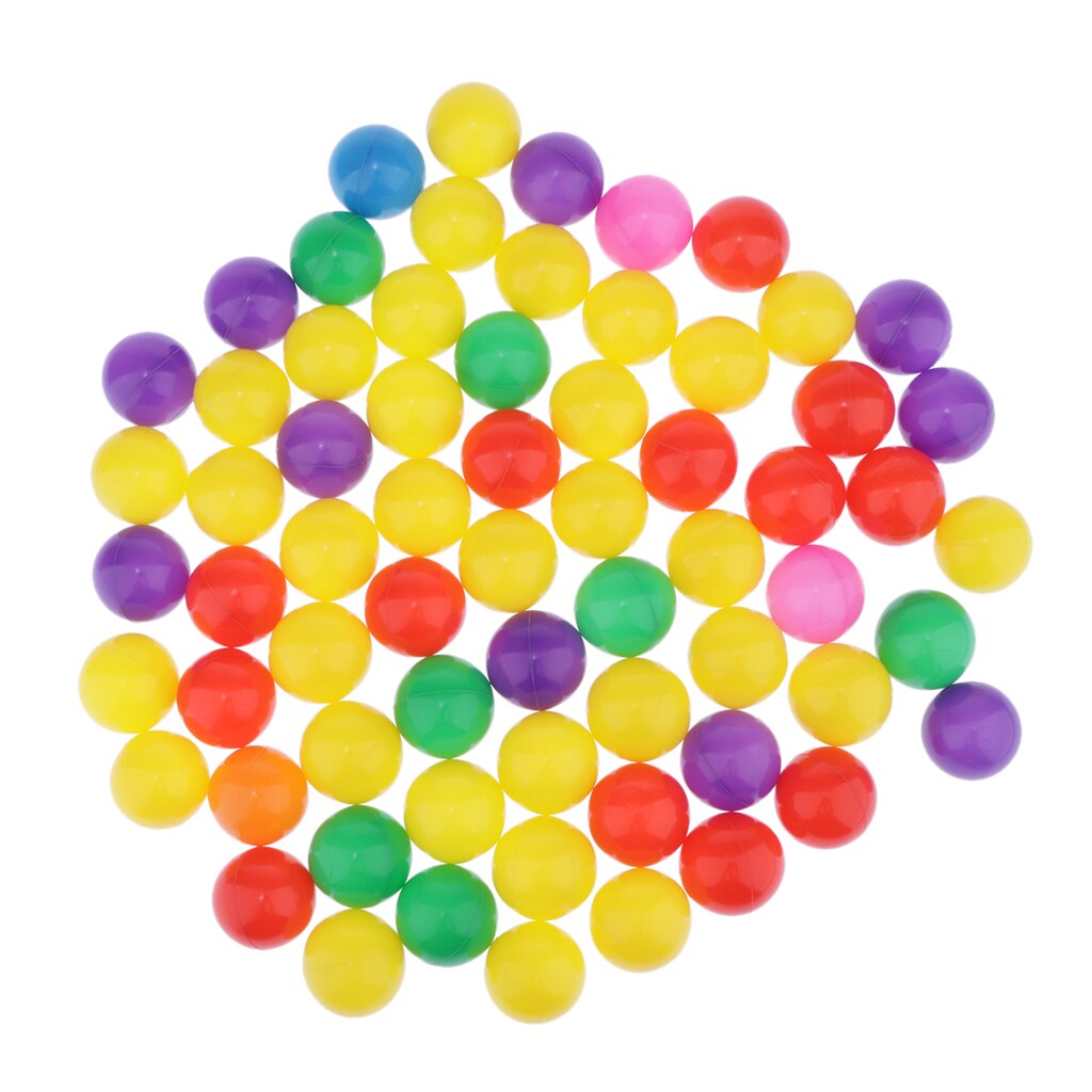 300 Pcs Spelen Ballen Zacht Plastic Niet Giftig Bpa Gratis Materialen Verpletteren-Proof Pit Ballen Swim Pit Spelen tent Playhouse Speelgoed
