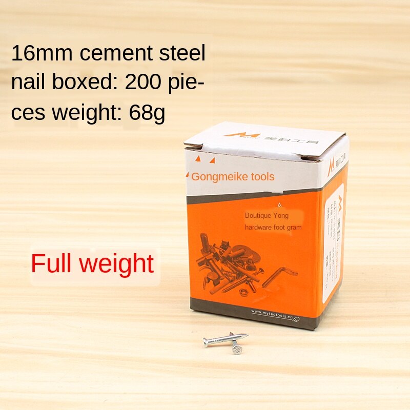 Stål negle cement negle væg negle runde negle høj styrke metal jern negle mursten søm særlige beton negle dekoration krog: 16mm