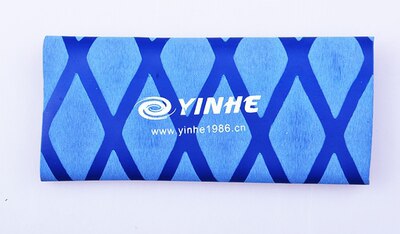 YINHE-Cinta de mango para raqueta de tenis de mesa, juego de ping pong Termocontraíble, empuñaduras de murciélago, banda para el sudor, n. ° 7029, 2 unidades: 2 blue