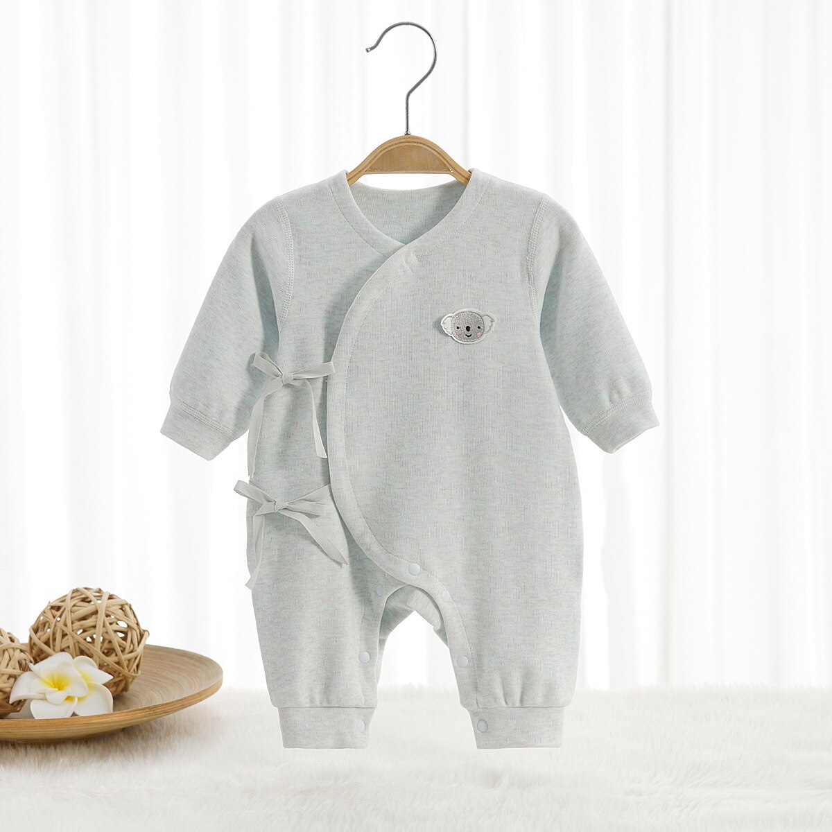 four seasons Baby Girl Romper Air-con Clothes 0-18M Newborn Boy Rompers Cotton Long Sleeve Jumpsuit Outfit Clothes for Kids: Black / 3M