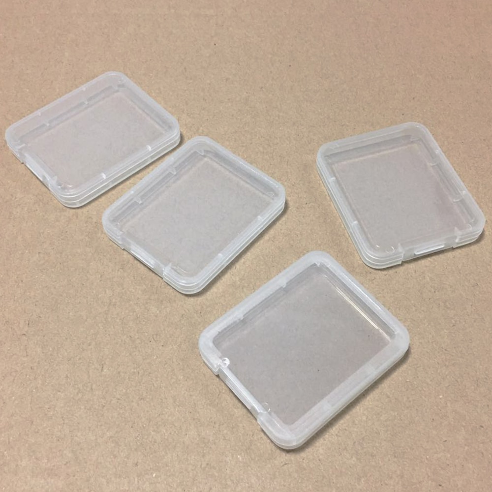 100 Stck/viel transparent CF karte Kasten Klar Kunststoff Speicher Karte fallen-Karte fallen Lagerung Kasten fallen für CF Karte
