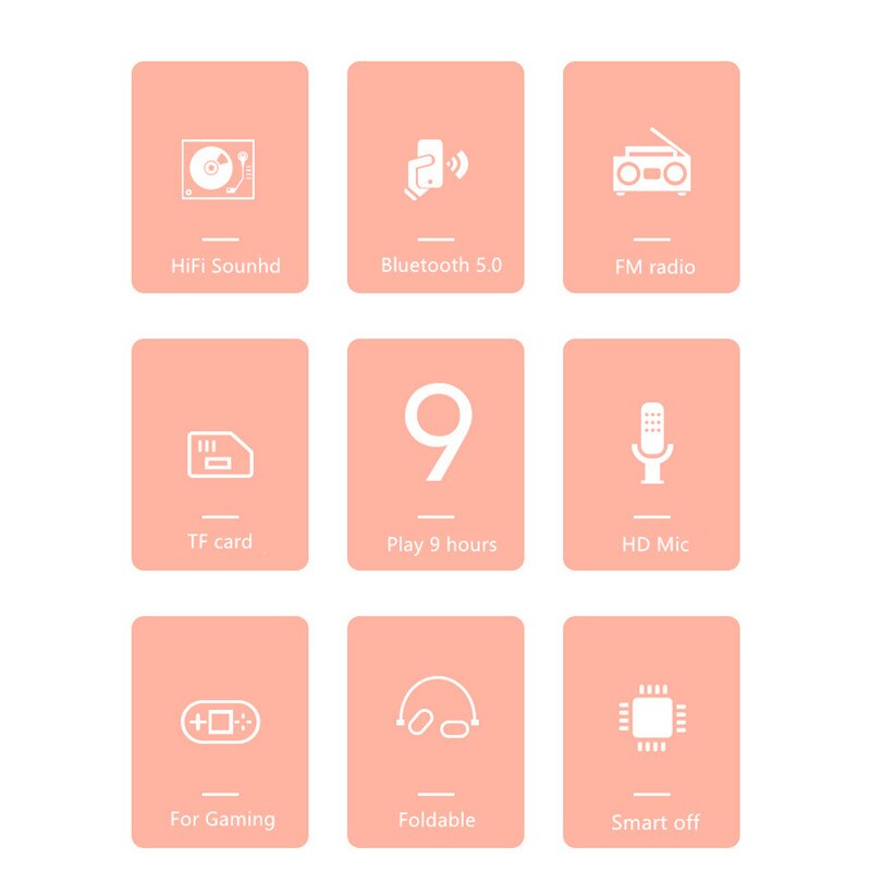 Wireless Headphones Bluetooth 5.0 Headset Foldable Headphone Adjustable Earphones With Mic For phone Pc Laptop Game