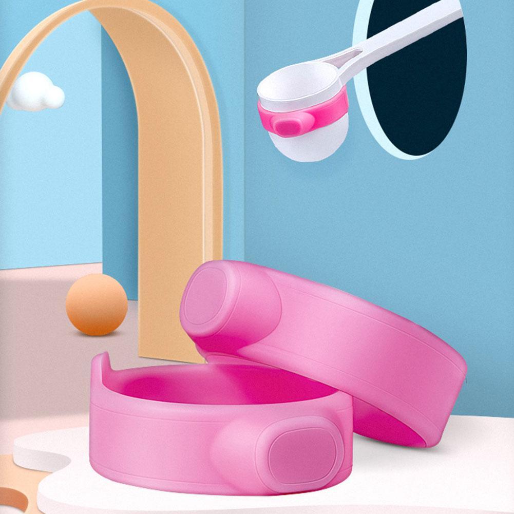 Misurini per latte in polvere per bambini e misurino misurino cucchiaio manico in silicone accessori da cucina strumento di misurazione