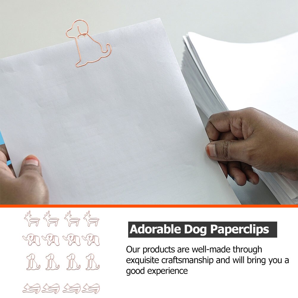 1 Set of Delicate Paper Clips Portable Animal Paperclips Household Elephant Paperclips