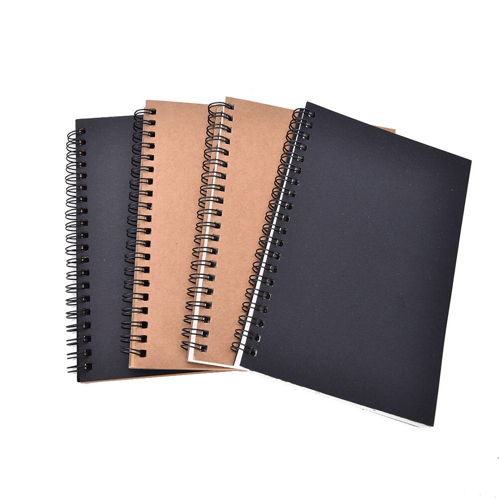 50 sheets Blank Sketchbook Diray for Drawing Graffiti Painting Sketch book Kraft spiral notebook Office School Supplies