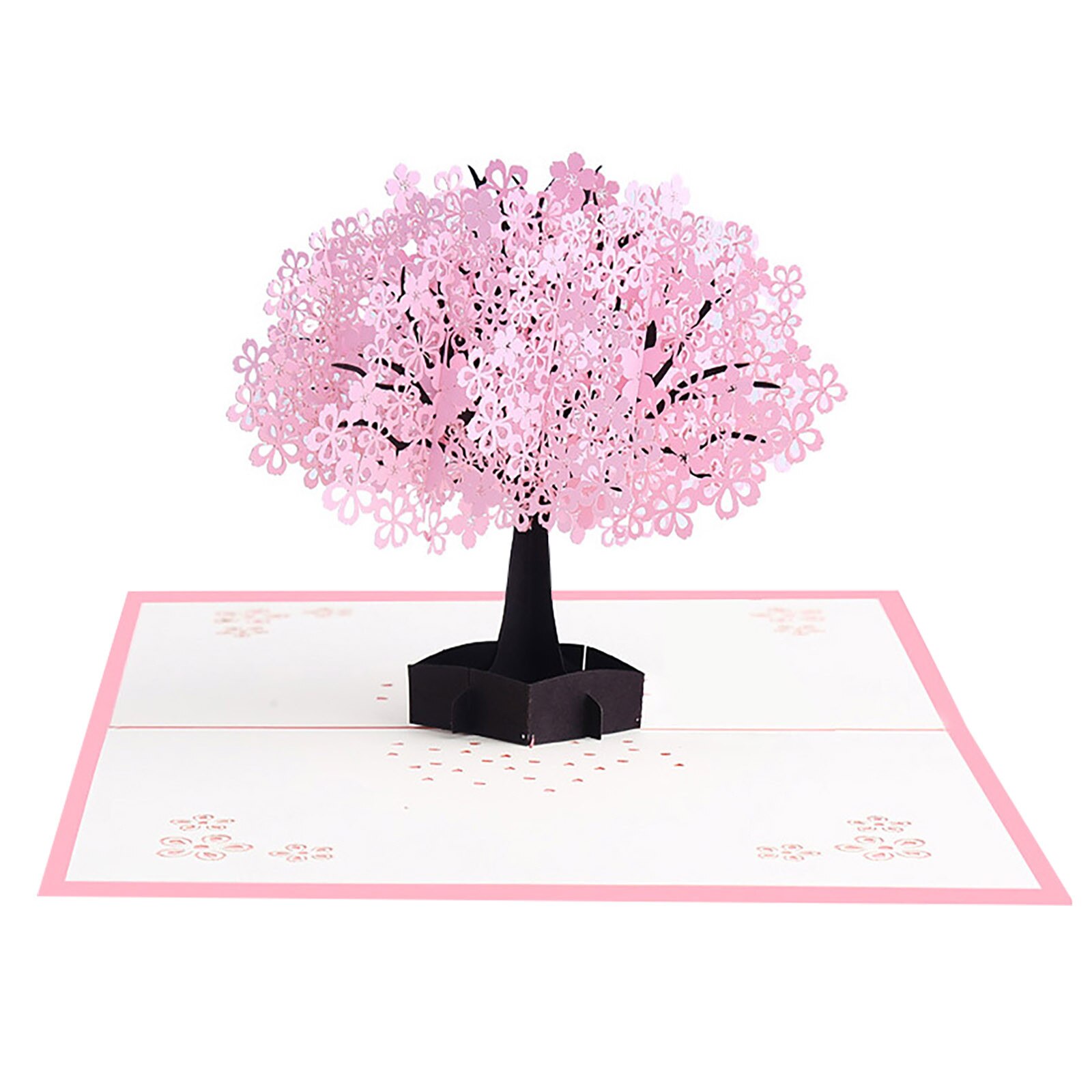 3D Stereo Greeting Card Wedding Invitation Card Valentine's Day Rose Flower Card Greeting Card Blessing Card Wedding Invitation: D