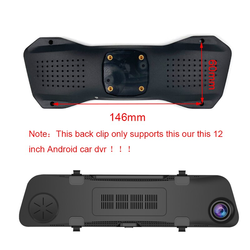 Accessori per auto supporti DVR per Anfilite 12 pollici specchietto retrovisore installazione Console centrale brack Dash Cam staffa