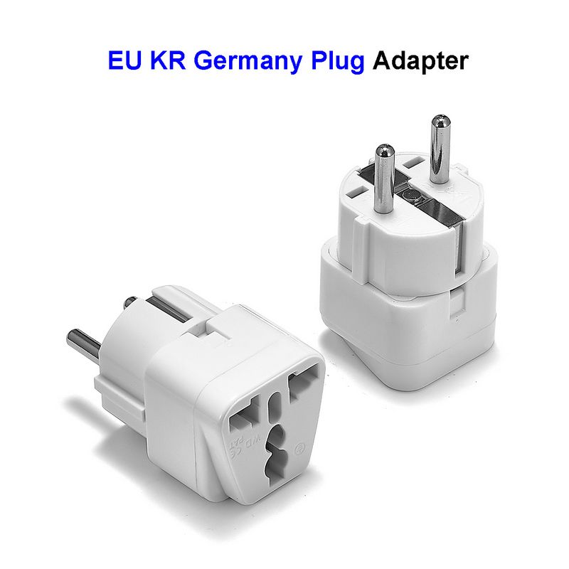 Universele EU KR Power Plug Adapter AU UK Israël Brazilië Zwitserse Ons EU European Travel Adapter Elektrische plug Socket