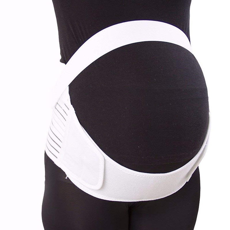 Pregnant Women Belly Belt Prenatal Care Athletic Bandage Girdle Pregnancy Maternity Support Belt white S