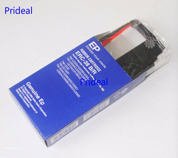 Prideal nuovo NASTRO originale PER EP ERC-38B/R TM-U220D U220B U220PA U288B Pos stampante nero o rosso e nero nastro