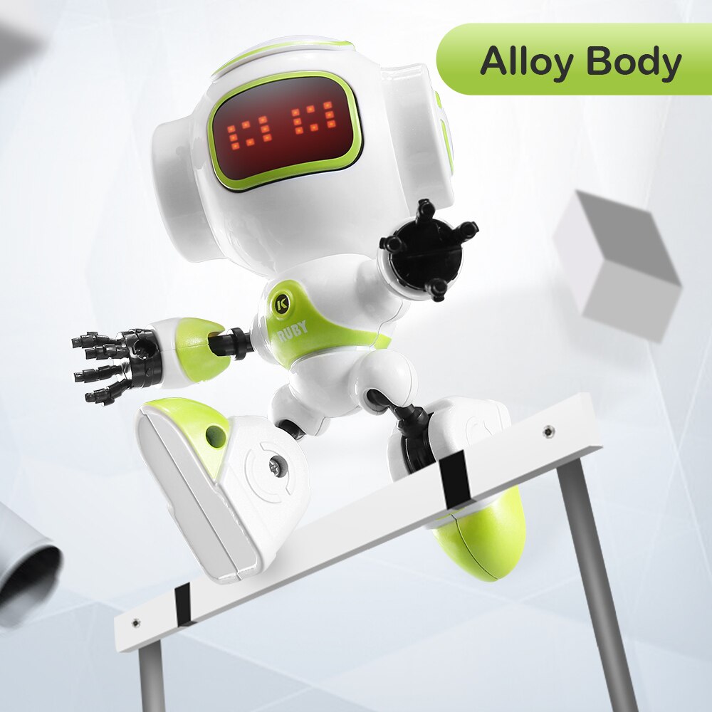 Intelligente Vroege Onderwijs Kinderen Rc Robot Touch Control Smart Mini Legering Robots Speelgoed Voor Jongens Meisjes Met Led licht