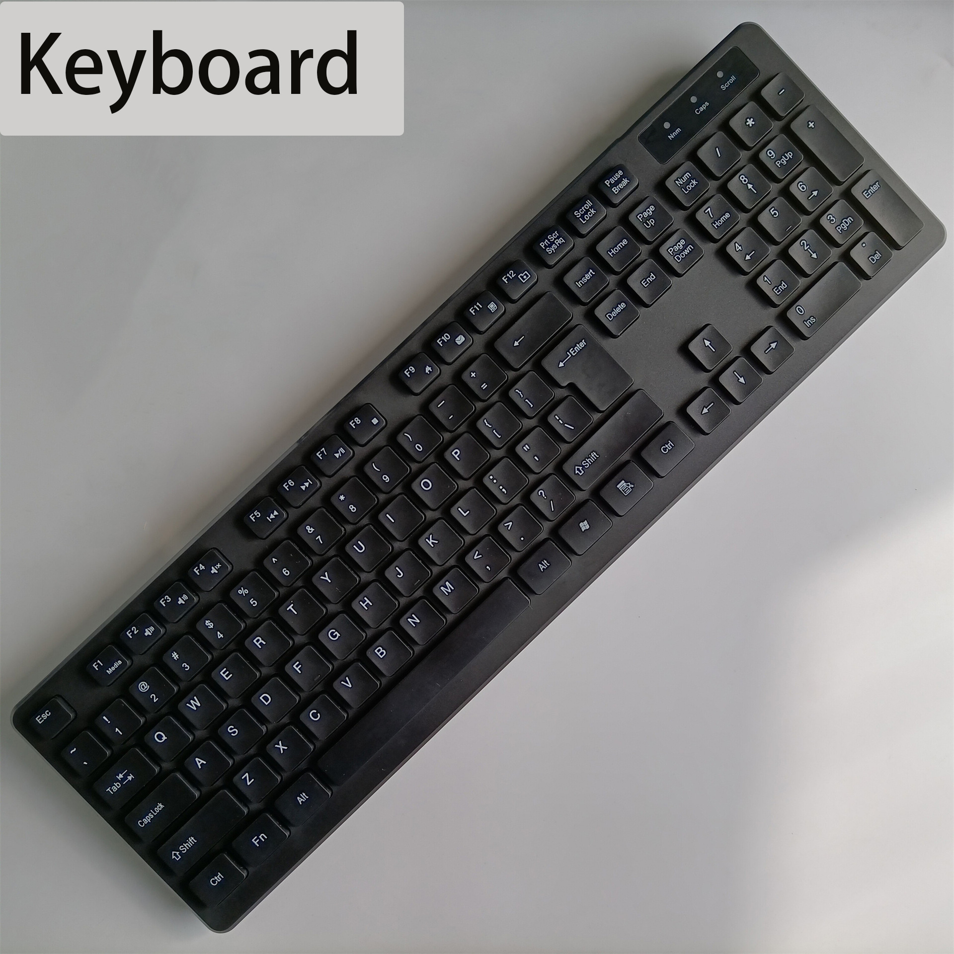 Hebrajski/francuski (AZERT)/hiszpańnarty/rosyjski/arabski/niemiecki/włoski/portugalski bezprzewodowa klawiatura 2.4G robić biura komputera stacjonarnego: oliwa / Szary Przełącznik